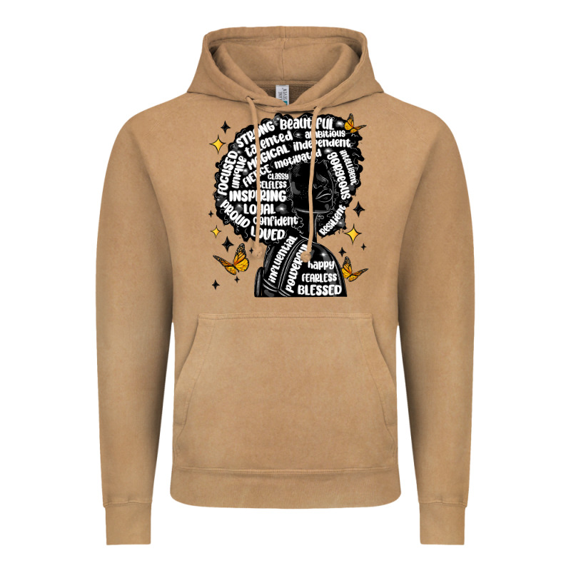 Black Woman Quotes Vintage Hoodie by MaliasSmallBusiness | Teevron