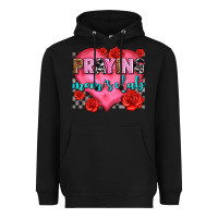 Black praying moms club olivia Heavyweight Hoodie - OliviaCreatesArt