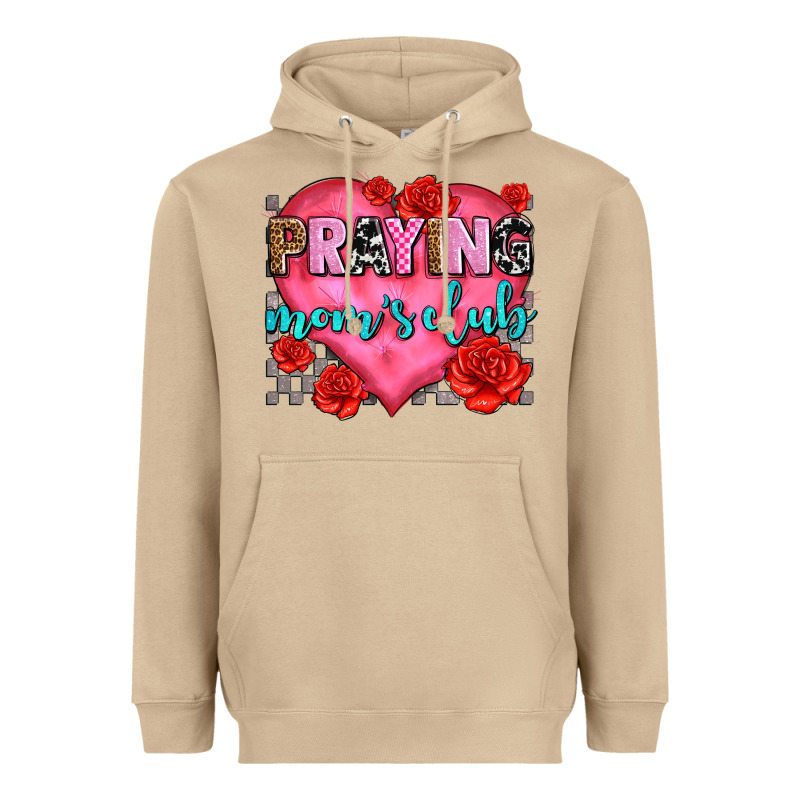 Praying Moms Club Olivia Heavyweight Hoodie by OliviaCreatesArt | Teevron