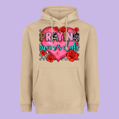 Praying Moms Club Olivia Heavyweight Hoodie Designed By Oliviacreatesart