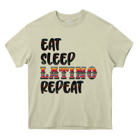 Mossy eat sleep latino repeat Heavy Core Tee - BundleAndBundleShop
