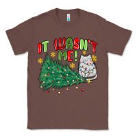 Chestnut it wasn't me! christmas cat Classic Tee - MaliasSmallBusiness