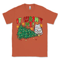 Copper it wasn't me! christmas cat Classic Tee - MaliasSmallBusiness
