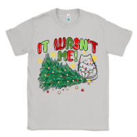 Moon Dust it wasn't me! christmas cat Classic Tee - MaliasSmallBusiness