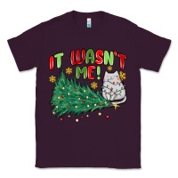 Plum it wasn't me! christmas cat Classic Tee - MaliasSmallBusiness