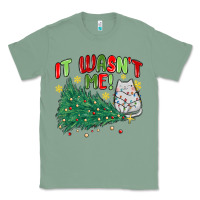 Sage it wasn't me! christmas cat Classic Tee - MaliasSmallBusiness