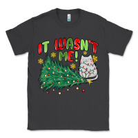 Smoke it wasn't me! christmas cat Classic Tee - MaliasSmallBusiness