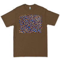 Cacao leopard with navy blue glitter Premium Tee - Artiststas
