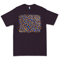 Plum leopard with navy blue glitter Premium Tee - Artiststas