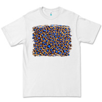 White leopard with navy blue glitter Premium Tee - Artiststas