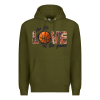 Army Green basketball love of the game Premium Hoodie - JahusDesignShop