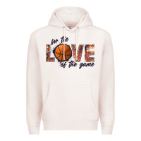 Pale Pink basketball love of the game Premium Hoodie - JahusDesignShop