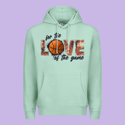 Basketball Love Of The Game Premium Hoodie Designed By Jahusdesignshop