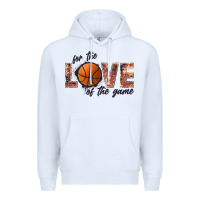 White basketball love of the game Premium Hoodie - JahusDesignShop