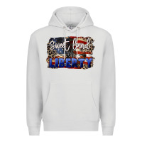 Dove Grey Sweet land of liberty 4th of july Premium Hoodie - CowGirlArtShop