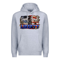 Heather Grey Sweet land of liberty 4th of july Premium Hoodie - CowGirlArtShop