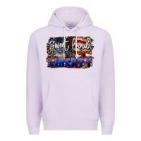 Lilac Sweet land of liberty 4th of july Premium Hoodie - CowGirlArtShop