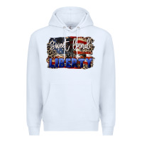 White Sweet land of liberty 4th of july Premium Hoodie - CowGirlArtShop