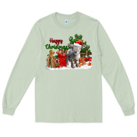 Matcha happy christmas southdown baby sheep Long Sleeve Tee - LillyAllenDesigns