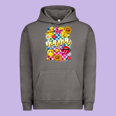 Mama Urban Hoodie Designed By Cowhidedigitalart