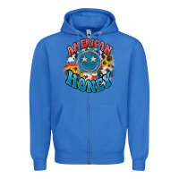 True Royal American honey smiley Zipper Hoodie - HowdyJamesFarm