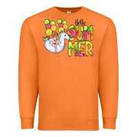 Carrot Hello Summer Unicorn Premium Sweatshirt - CowCowDesign