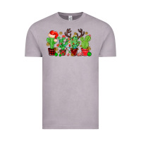 Vintage Zinc christmas cactus Vintage Tee - MaliasSmallBusiness