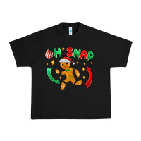 Black oh snap with gingerbread Urban Heavy Tee - MaliasSmallBusiness