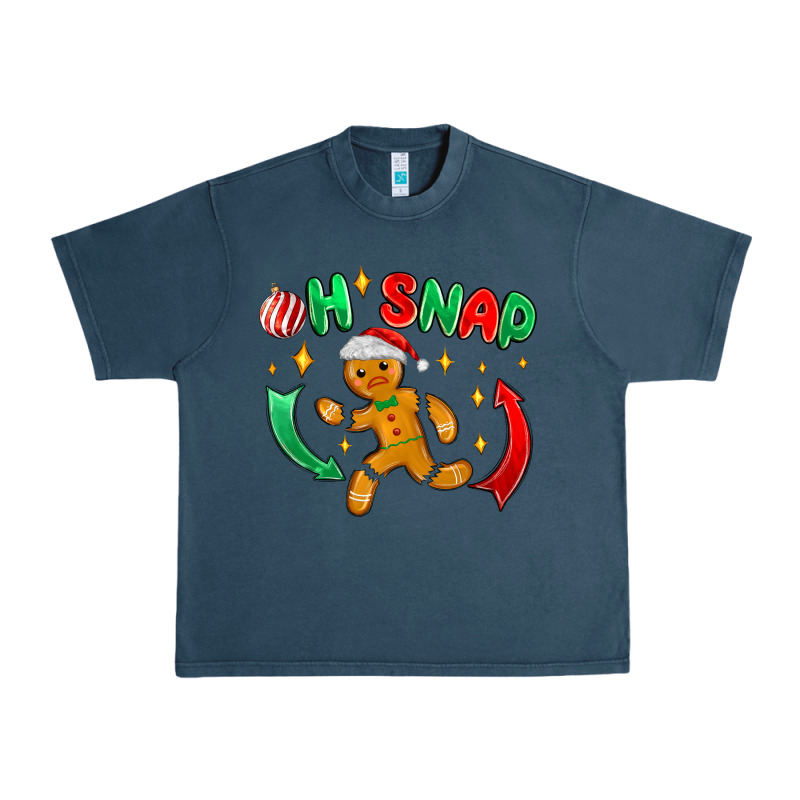 Oh Snap With Gingerbread Urban Heavy Tee by MaliasSmallBusiness | Teevron