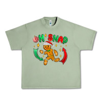 Oil Green oh snap with gingerbread Urban Heavy Tee - MaliasSmallBusiness
