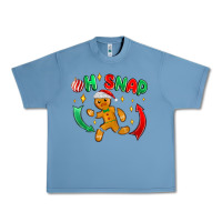 Pebble Blue oh snap with gingerbread Urban Heavy Tee - MaliasSmallBusiness