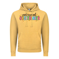 Vintage Mustard professional overthinker Vintage Hoodie - MaliasSmallBusiness