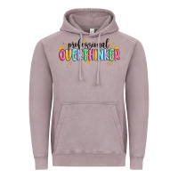 Vintage Zinc professional overthinker Vintage Hoodie - MaliasSmallBusiness