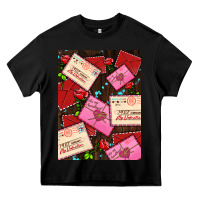 Black love letters with roses  air Heavy Core Tee - AdoDesignShop