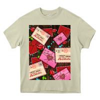 Mossy love letters with roses  air Heavy Core Tee - AdoDesignShop