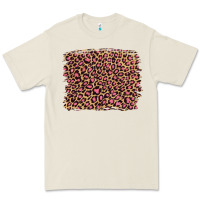 Leopard With Pink Glitter Premium Tee | Teevron