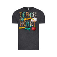 Vintage Black teach your heart out Vintage Tee - NancyCooperArtShop