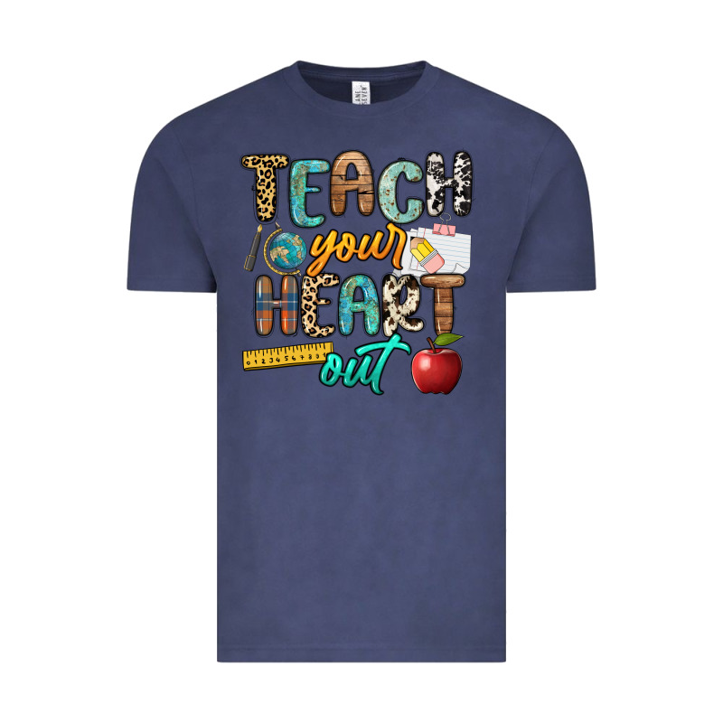 Teach Your Heart Out Vintage Tee by NancyCooperArtShop | Teevron