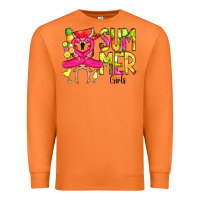 Carrot Summer Girls Flamingo Premium Sweatshirt - CowCowDesign