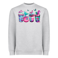 Heather Grey mermaid underwater coffee Heavyweight Sweatshirt - Jasminsmagicworld