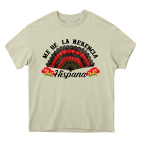 Mossy me de la herencia hispana hand fan Heavy Core Tee - BundleAndBundleShop
