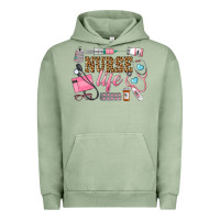 Pigment Oil Green Western Nurse Life Urban Hoodie - LillyAllenDesigns