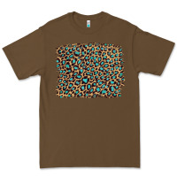 Cacao leopard with turquoise glitter Premium Tee - Artiststas