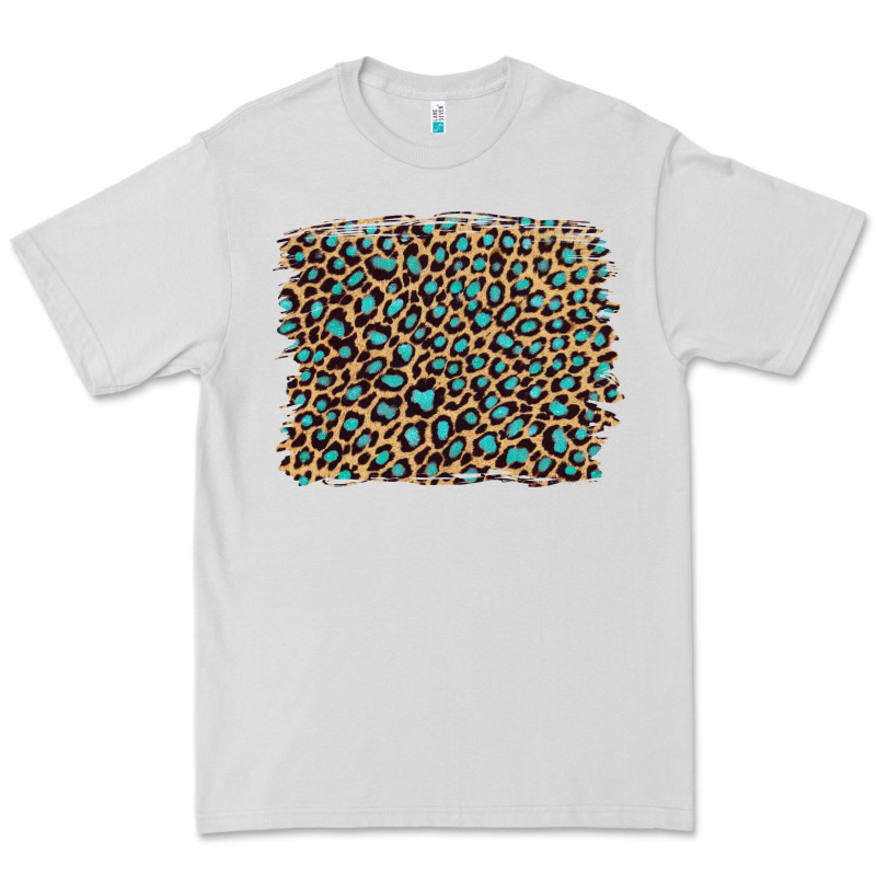 Leopard With Turquoise Glitter Premium Tee by Artiststas | Teevron