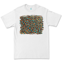White leopard with turquoise glitter Premium Tee - Artiststas