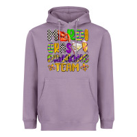 Lavender mardi gras drinking team with glasses olivia Heavyweight Hoodie - OliviaCreatesArt