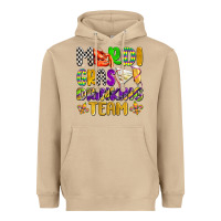Mushroom mardi gras drinking team with glasses olivia Heavyweight Hoodie - OliviaCreatesArt