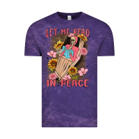 Cloud Purple let me read in peace Vintage Tee - MaliasSmallBusiness