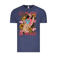 Vintage Denim let me read in peace Vintage Tee - MaliasSmallBusiness
