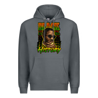 Rock Black history afro man Premium Hoodie - HowdyJamesFarm